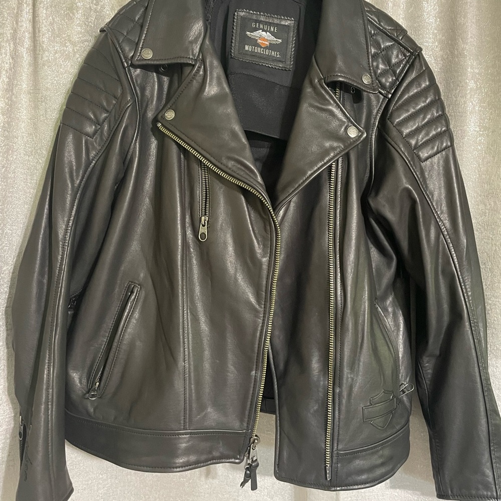 Harley-Davidson Black Perforated Leather Jacket